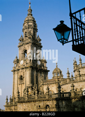 Santiago de Compostela La Coruña Galice Espagne La cathédrale Banque D'Images