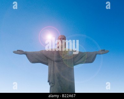 Jésus, le Christ Rédempteur, Rio de Janeiro, Brésil Banque D'Images