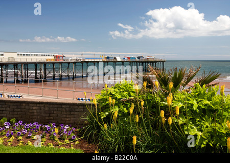 Jetée de Teignmouth, dans le sud du Devon, UK Banque D'Images