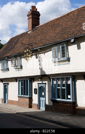 Huit Cloches Pub Bridge Street Essex Saffron Walden Banque D'Images