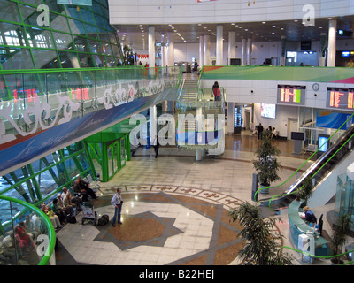 Le terminal de l'Aéroport International d'Astana Nursultan Nazarbayev dans Nur-Sultan ou Nursultan appelé jusqu'à Astana, capitale du Kazakhstan 2019 Mars Banque D'Images