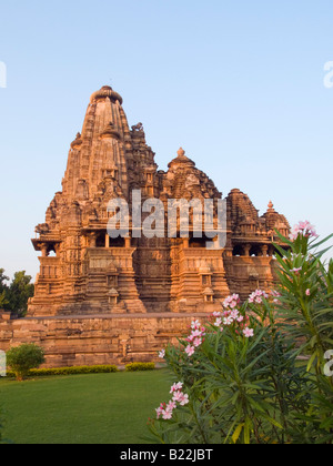 Khajuraho Madhya Pradesh Inde Asie Vishvanath Temple Hindou au groupe occidental Banque D'Images