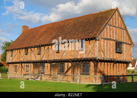 15e siècle Elstow Moot Hall, Village Green, Elstow, Bedfordshire, England, United Kingdom Banque D'Images