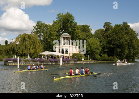 Angleterre Oxfordshire Henley Royal regatta Banque D'Images