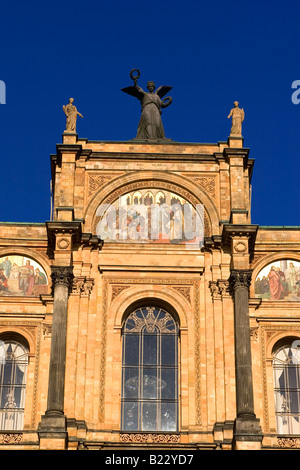 Un détail du Maximilianeum, siège du parlement bavarois. Banque D'Images