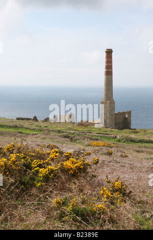 Geevor Tin Mine Levant Cornwall England UK Europe Banque D'Images