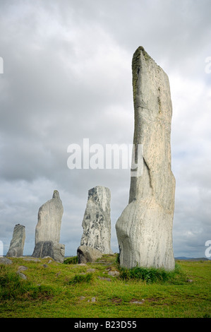 Calanais ou Callanish cercle de pierre sur l'île de Lewis Banque D'Images