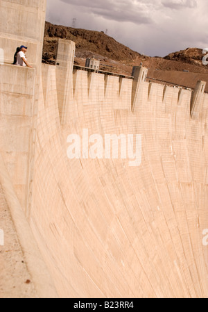 Le Barrage Hoover, au lac Mead NEVADA USA Banque D'Images