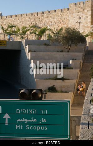 Israël Jérusalem quartier Alrov Mamilla project Banque D'Images