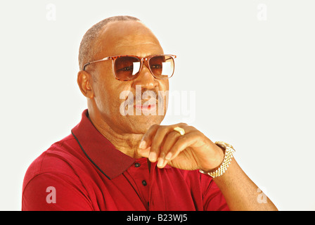 Portrait of a senior African American man Banque D'Images