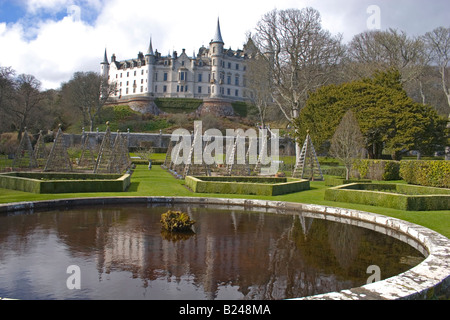 Dunrobin castle Golspie Sutherland dans les highlands d'Ecosse UK Banque D'Images