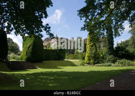 Renishaw Hall accueil à la famille Sitwell près de Eckington Sheffield South Yorkshire Angleterre Banque D'Images