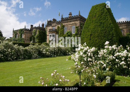 Renishaw Hall accueil à la famille Sitwell près de Eckington Sheffield South Yorkshire Angleterre Banque D'Images