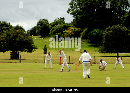 Cricket Village à Ragley Hall, Warwickshire, England, UK Banque D'Images