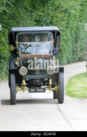 1911 Stanley voiture à vapeur donnant des promenades à la journée portes ouvertes pour dévoiler l'inspiration à vapeur britannique land speed challenge location Banque D'Images