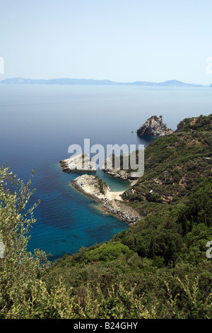 Grèce Sporades du nord île de Skopelos monastère Agios Ioannis sur la côte nord de l'emplacement pour film mamma mia Banque D'Images