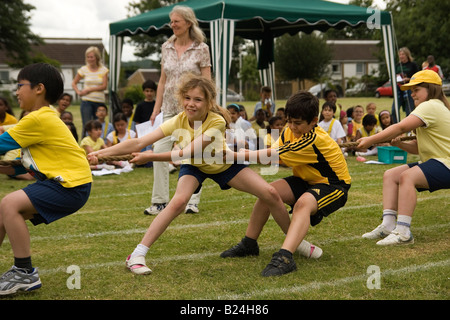 La journée du Sport Scolaire Banque D'Images