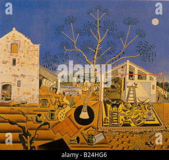 La Ferme de Joan Miro 1921/22 Banque D'Images