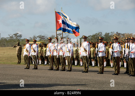 Parade militaire de Cuba Banque D'Images