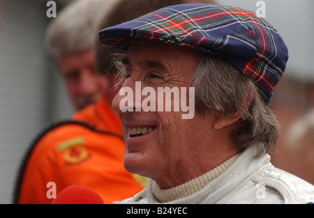 Sir Jackie Stewart à Oulton Park Gold Cup 2003 Banque D'Images