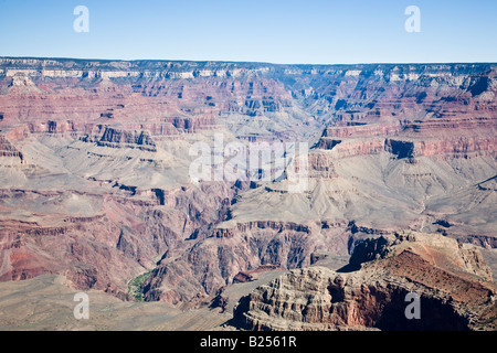 Avis de Rim Trail - Bright Angel Lodge dans le Grand Canyon (South Rim) Banque D'Images