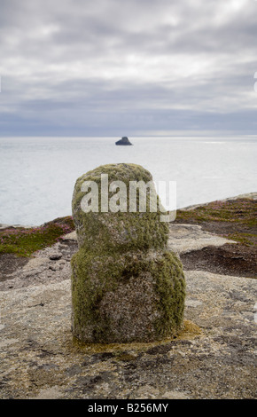 Stone age Menhir Chapel Down Banque D'Images