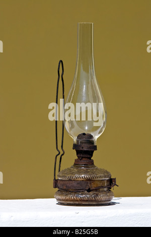 Lampe à huile vintage Banque D'Images