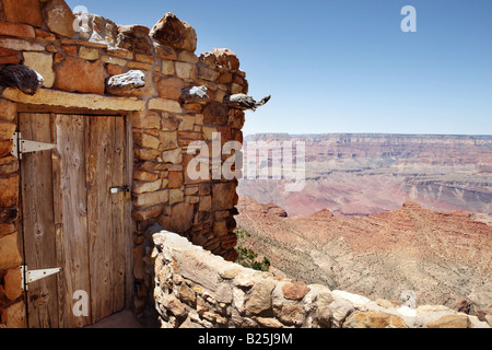 Vue du Desert View Watchtower à la rive sud du Grand Canyon en Arizona USA Banque D'Images