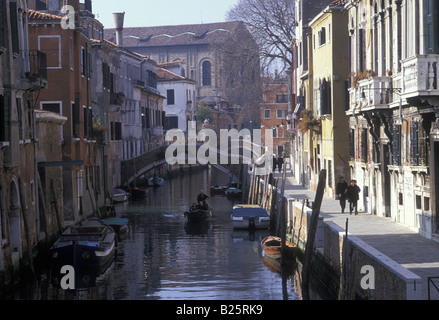 Rio di Santa Caterina, quartier de Cannaregio, Venise Banque D'Images