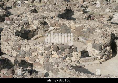 Le "parlement" domaine de ' Su Nuraxi di Barumini' - un site nuragique et un site du patrimoine mondial de l'UNESCO - en Barumini, Sardaigne Banque D'Images