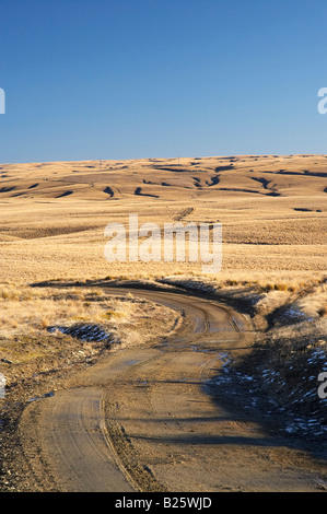 Ancien sentier Dunstan Lammermoor Gamme Central Otago ile sud Nouvelle Zelande Banque D'Images