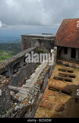 Vue de la Citadelle, dans le Nord d'Haïti, Milot Banque D'Images