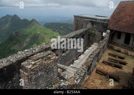 Vue de la Citadelle, dans le Nord d'Haïti, Milot Banque D'Images