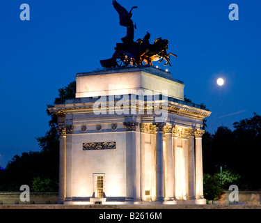 Le Wellington Arch Hyde Park Corner London UK Europe Banque D'Images