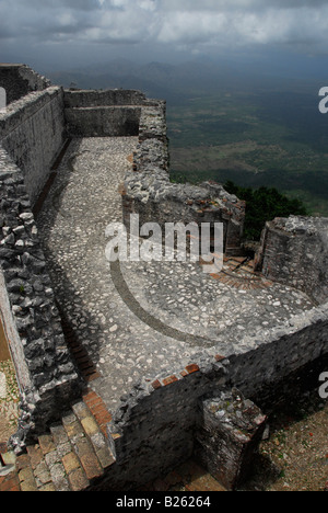 Vue de la Citadelle, dans le Nord d'Haïti, Milot Banque D'Images