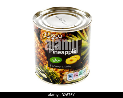 L'ananas en tranches Banque D'Images