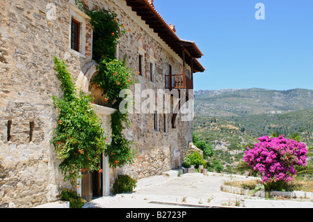 Megali Panagia Monastère de la Vierge Marie Samos Grèce Banque D'Images