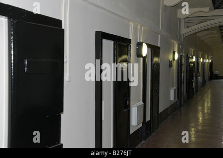 L'intérieur d'aile C à la prison de Crumlin Road Banque D'Images