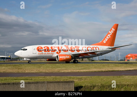 Un Boeing B737 series 700 de la compagnie aérienne EasyJet UK s Banque D'Images