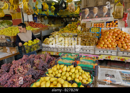 Marché de Fruits et légumes, Amman, Jordanie, Arabie Banque D'Images