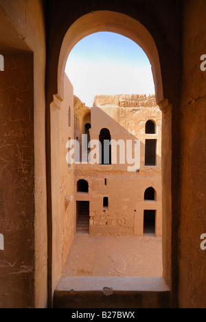 Château du désert Jordanie Qasr al Kharanah Saoudite Banque D'Images