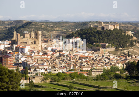 Vue d'Alcañiz. Teruel Banque D'Images