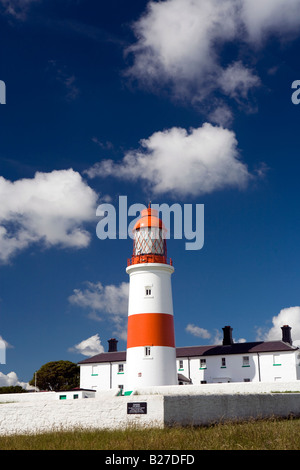 UK de Tyne et Wear Sunderland Souter phare ouvert en 1871 le premier à utiliser la lumière électrique Banque D'Images