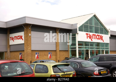 Boutique de TK Maxx Banque D'Images