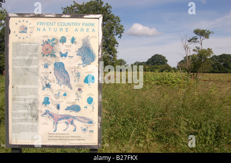 L'espace nature à Fryent Country Park. Colindale, Londres, Angleterre Banque D'Images