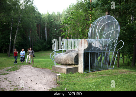 LTU Lituanie Vilnius Capitale Europe Park un musée d'art en plein air de sculptures Banque D'Images