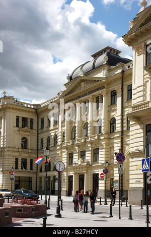 LTU Lituanie Vilnius capitale vieille ville bâtiment Philharmonique National Banque D'Images
