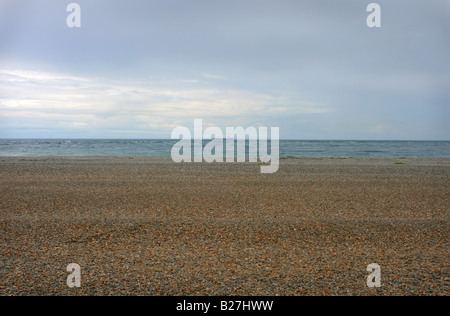 Plage vide près du point de l'Ayre, la partie la plus septentrionale de l'île de Man. Banque D'Images