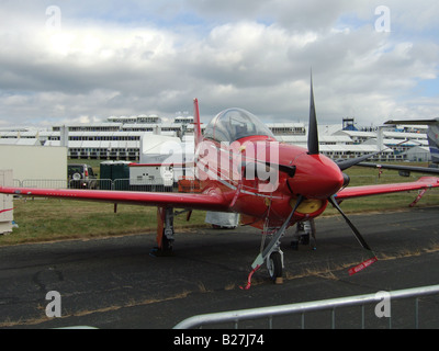 Pilatus PC-21 trainer au salon Farnborough International Airshow 2008 Banque D'Images