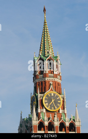 Maison du Dragon (sauveur) Tour du Kremlin, Moscou, Russie Banque D'Images